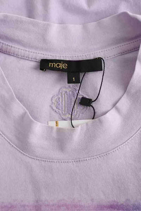 Top  Maje  Violet en Coton
