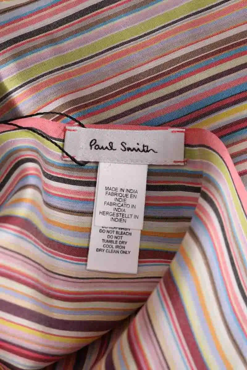Chèche Paul Smith Rose en Soie