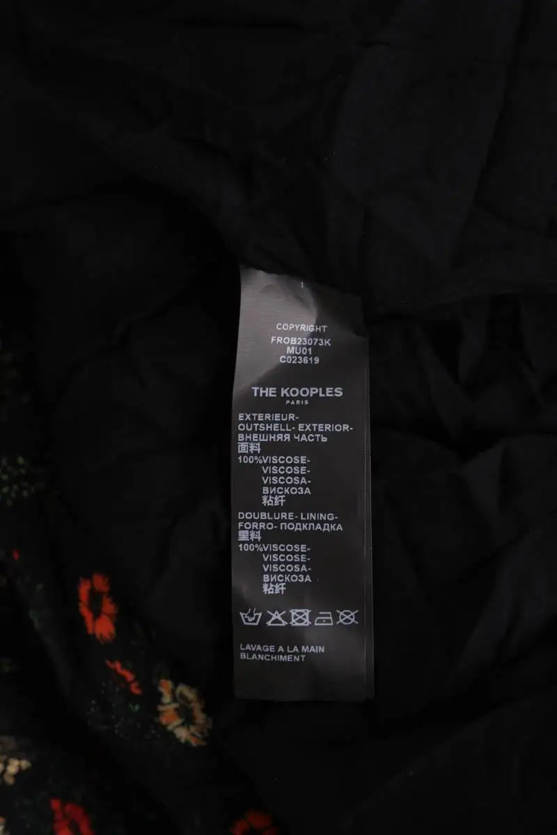 Robe The Kooples Noir en Synthétique