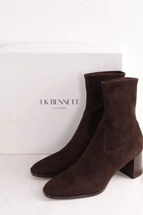 Boots LK Bennett Harp Marron en Daim