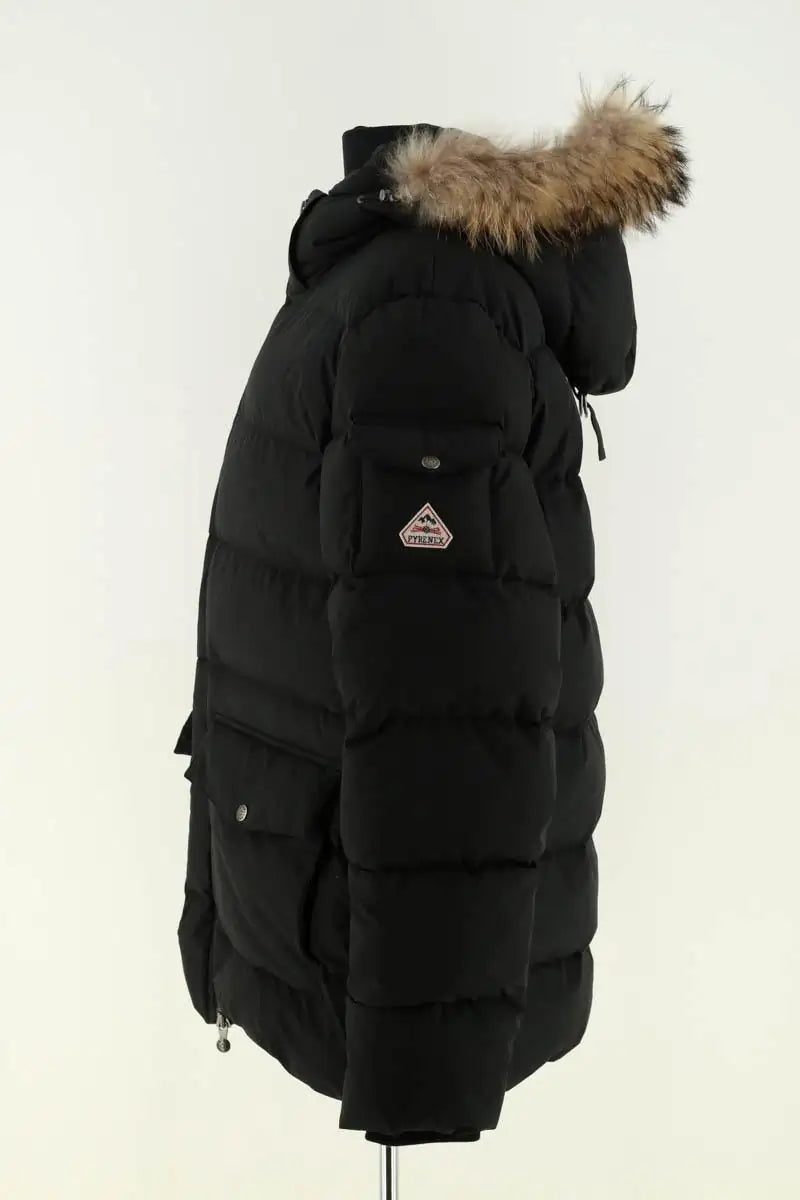 Doudoune Pyrenex Noir en Fourrure
