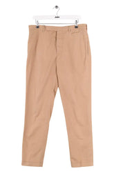 Pantalon droit Prada Beige en Coton, taille XXL - Seconde Main
