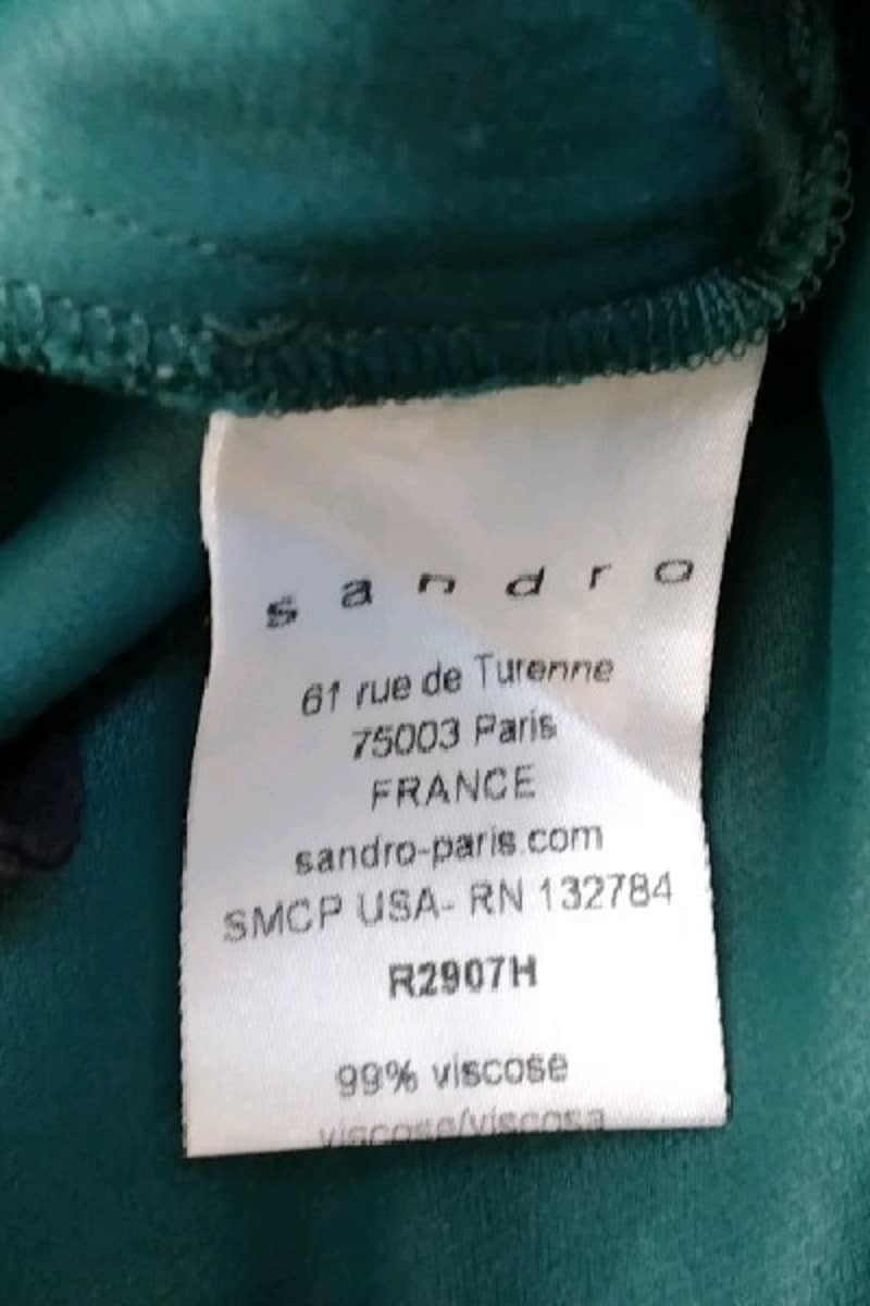 Robe Sandro  Vert