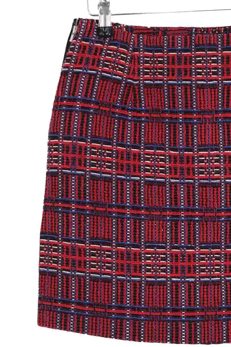 Mini jupe Claudie Pierlot Bordeaux en Coton