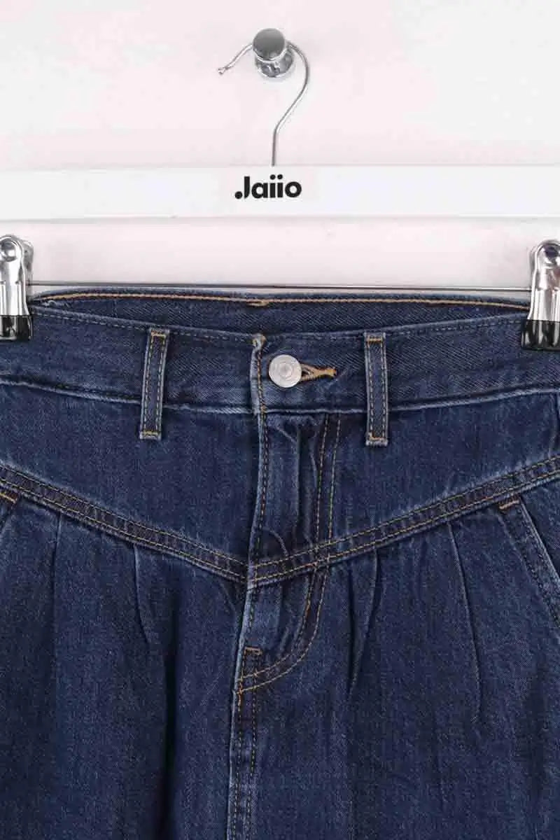 Mini jupe Levi's Bleu en Coton