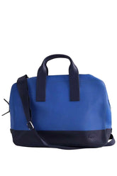 Cartable Lacoste Bleu en Cuir - Seconde Main