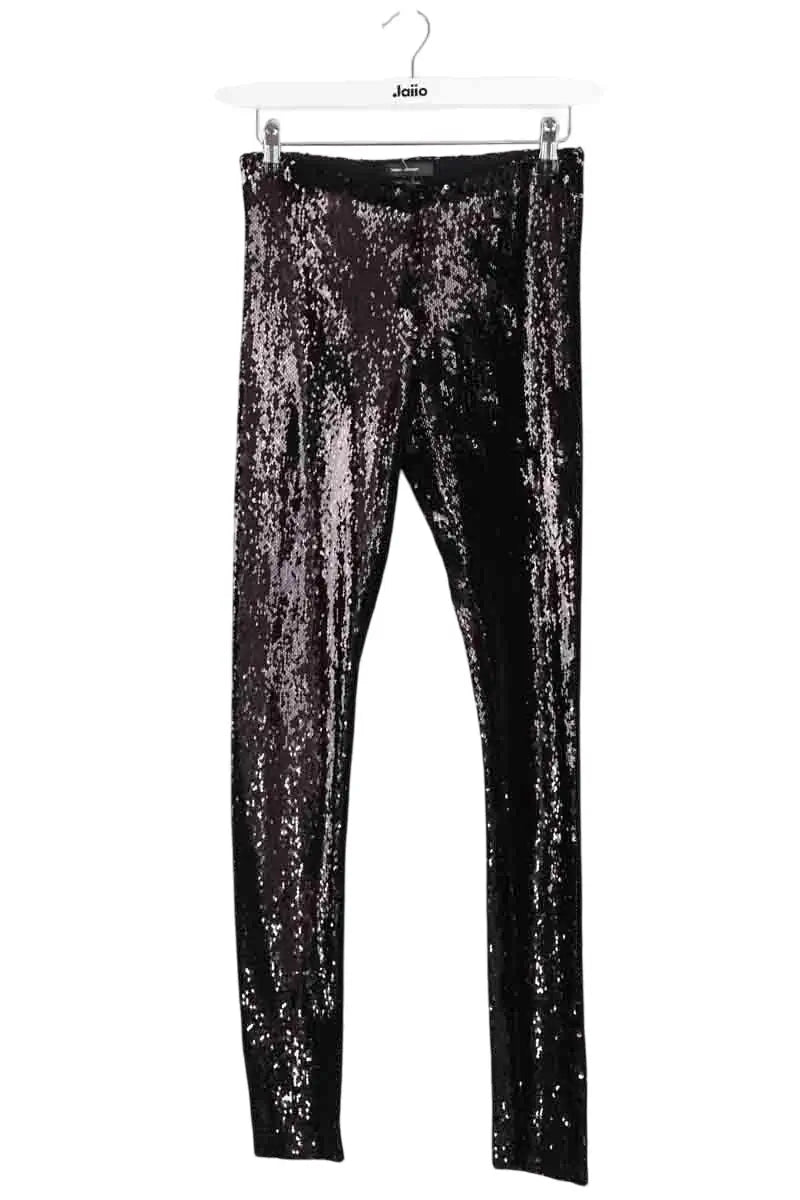 Pantalon Isabel Marant Noir en Synthétique, taille S - Seconde Main