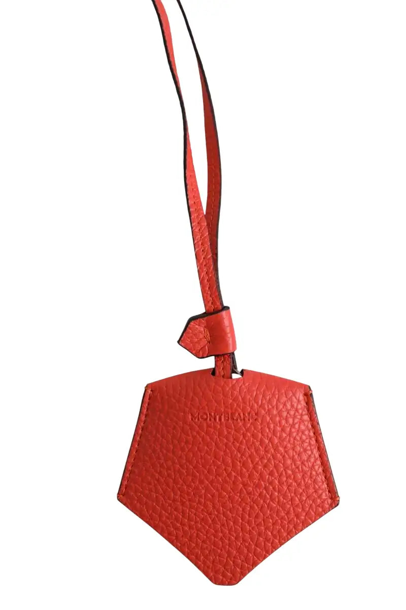 Porte-Clé Montblanc Rouge en Cuir - Seconde Main