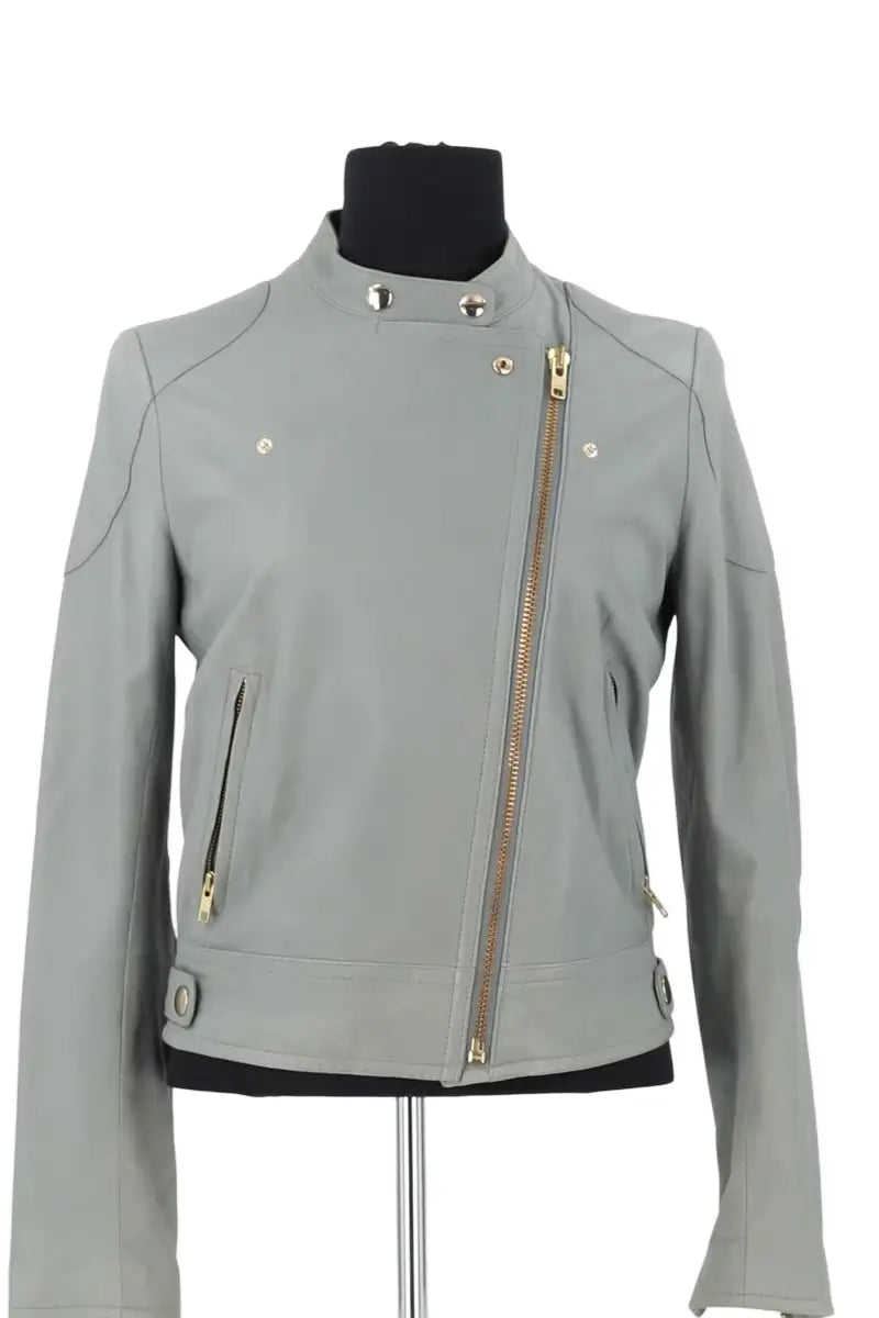 Veste Yves Salomon Vert en Synthétique, taille S - Seconde Main