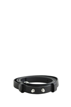 Ceinture en cuir Maje  Noir