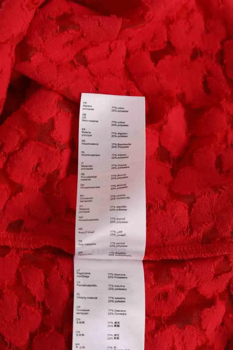 T-shirt Maje Rouge en Coton