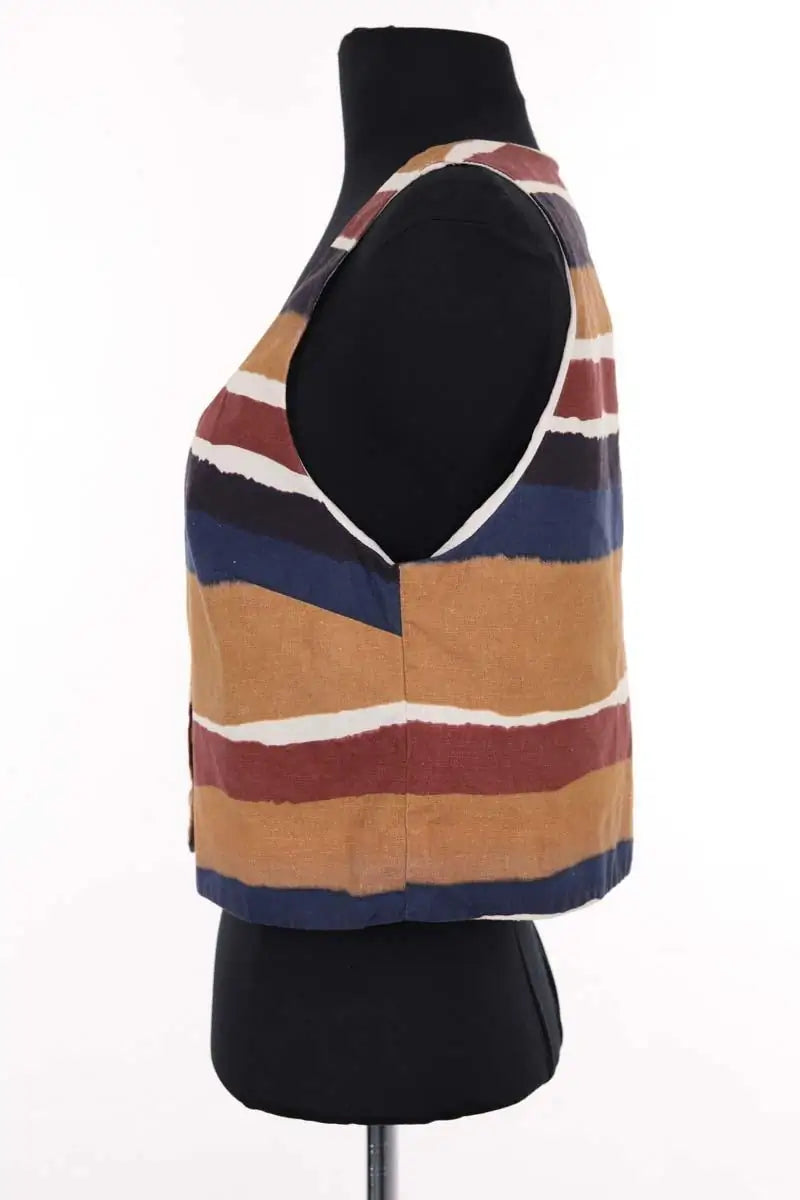 Top sans manche Sézane Multicolore en Lin