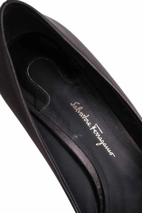 Talons Salvatore Ferragamo Noir en Cuir