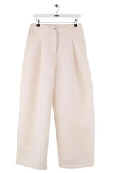 Pantalon Carot Nike Ecru en Synthétique, taille M - Seconde Main