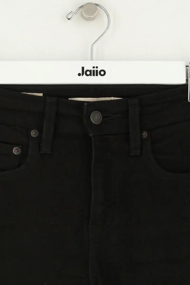 Jean slim Levi's 721 Noir en Coton - élasthanne