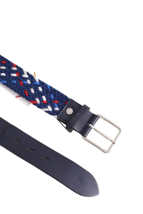 Ceinture Lacoste Bleu en Tissu