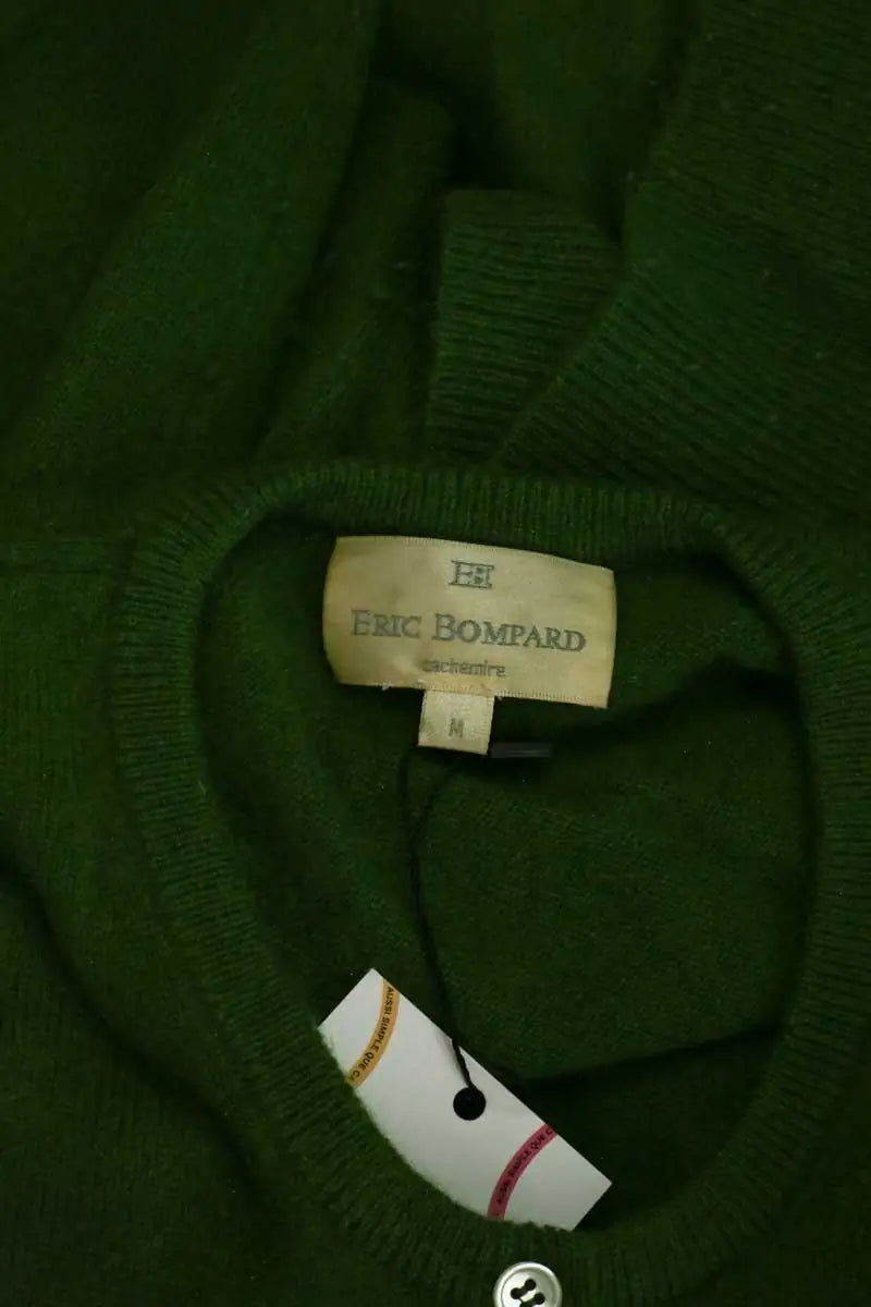 Cardigan Eric Bompard Vert en Cachemire
