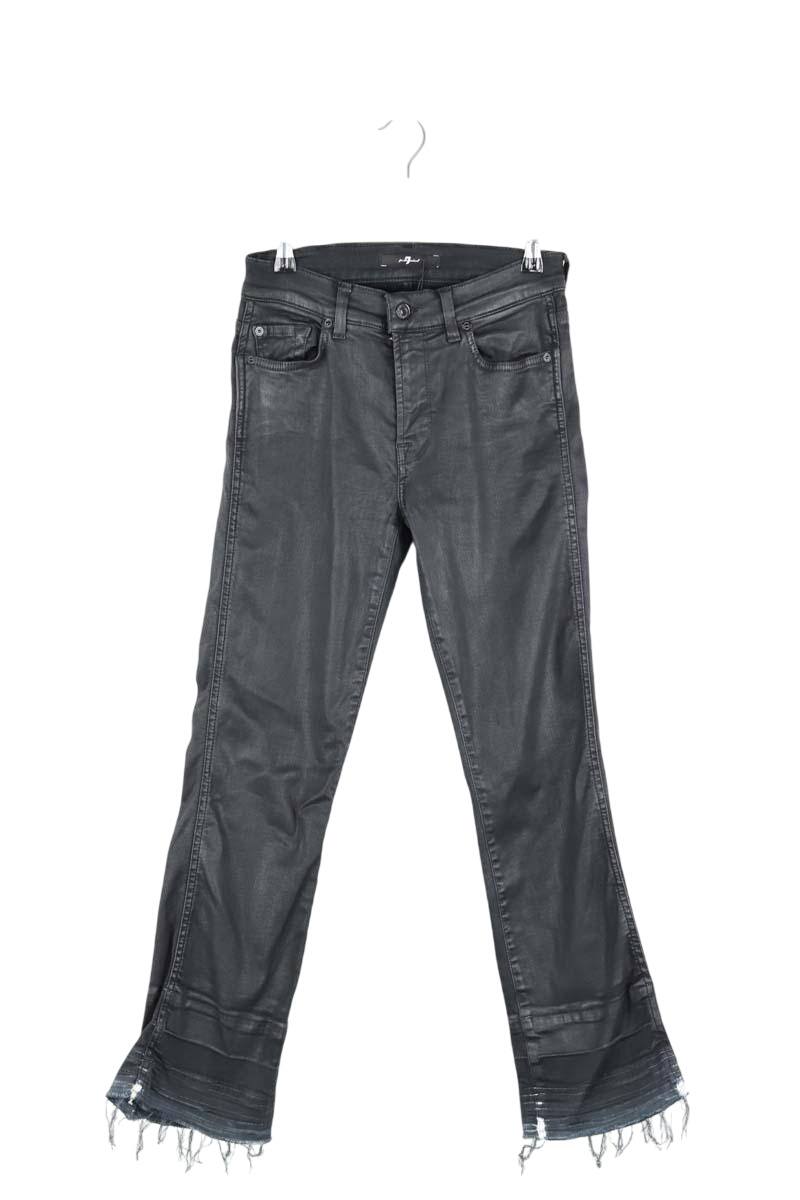 Pantalon droit 7 For All Mankind  Noir