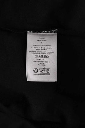 T-shirt Dior CD Noir en Coton