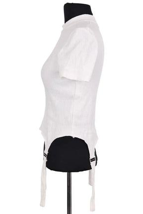 T-shirt Maje Blanc en Coton
