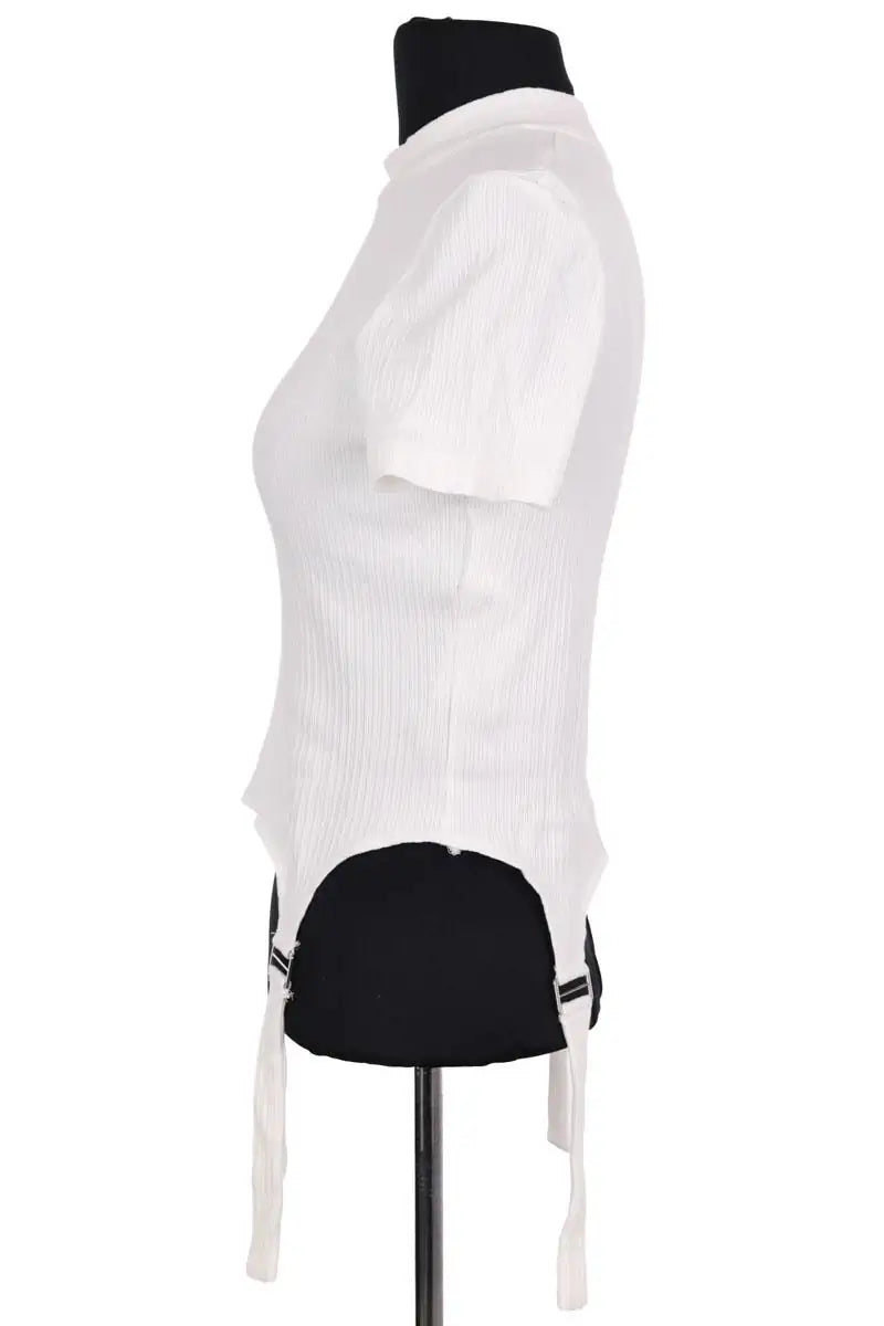 T-shirt Maje Blanc en Coton