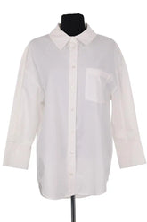 Chemise Anine Bing Blanc en Coton, taille XS - Seconde Main