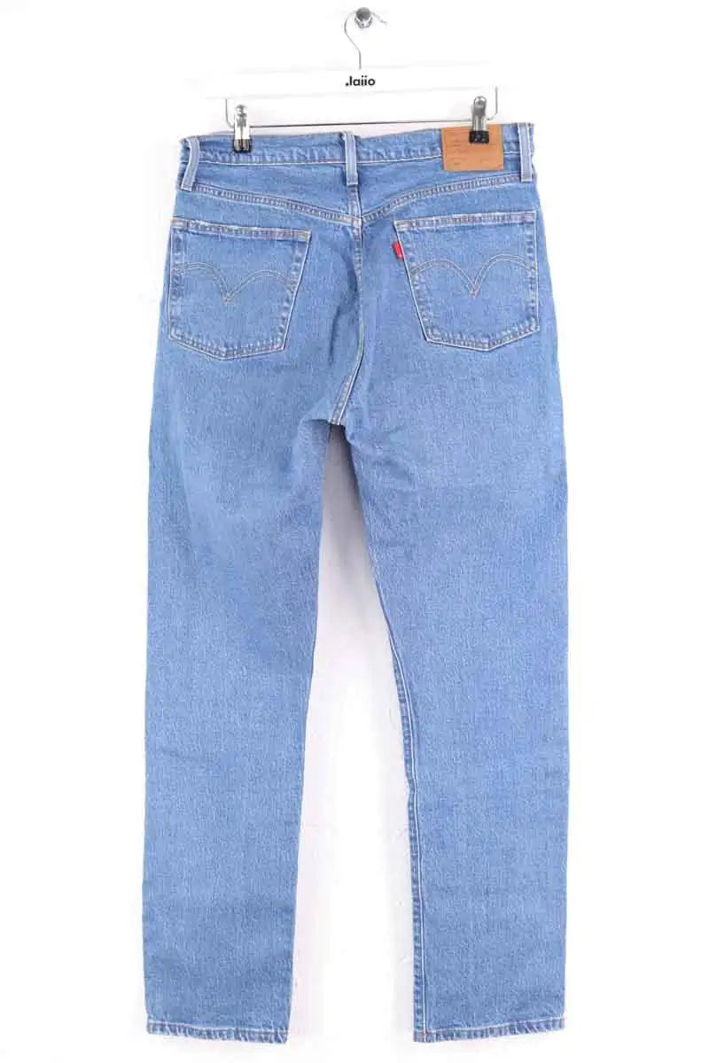 Jean droit Levi's 501 Bleu en Coton