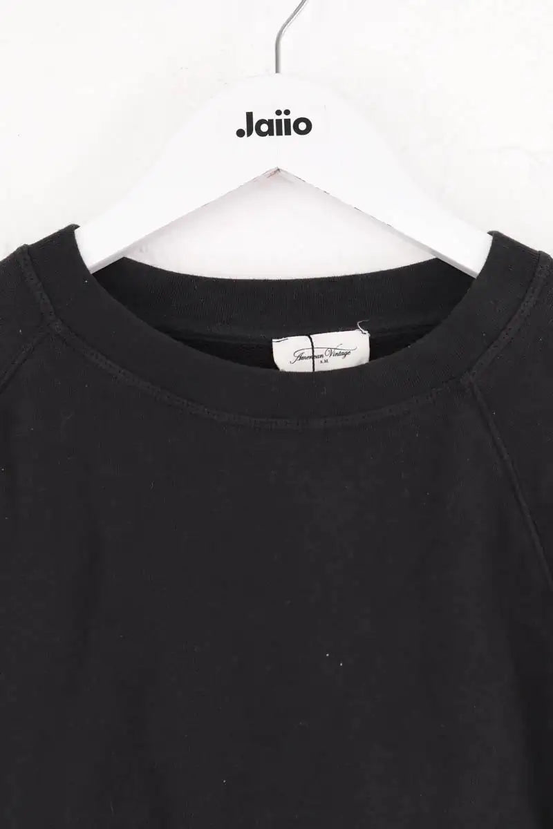 Sweatshirt American Vintage Noir en Coton