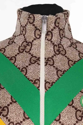 Veste Gucci Marron en Synthétique