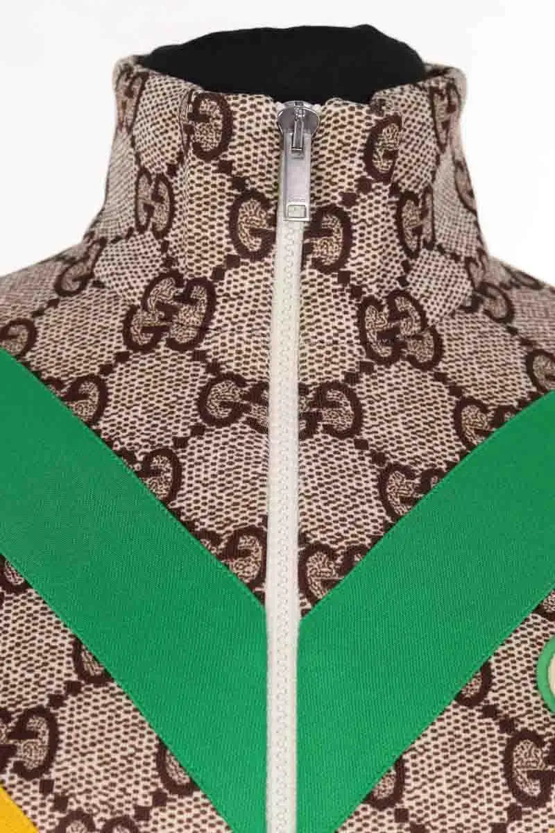 Veste Gucci Marron en Synthétique