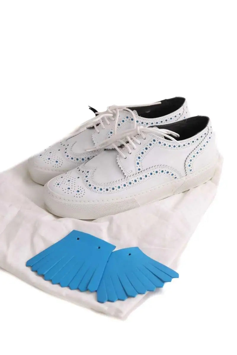 Chaussures à lacets Robert Clergerie Blanc en Cuir