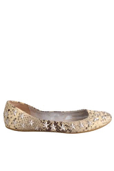 Ballerines Jimmy Choo Beige en Cuir, taille 40 - Seconde Main