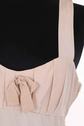 Robe Sandro Beige en Viscose