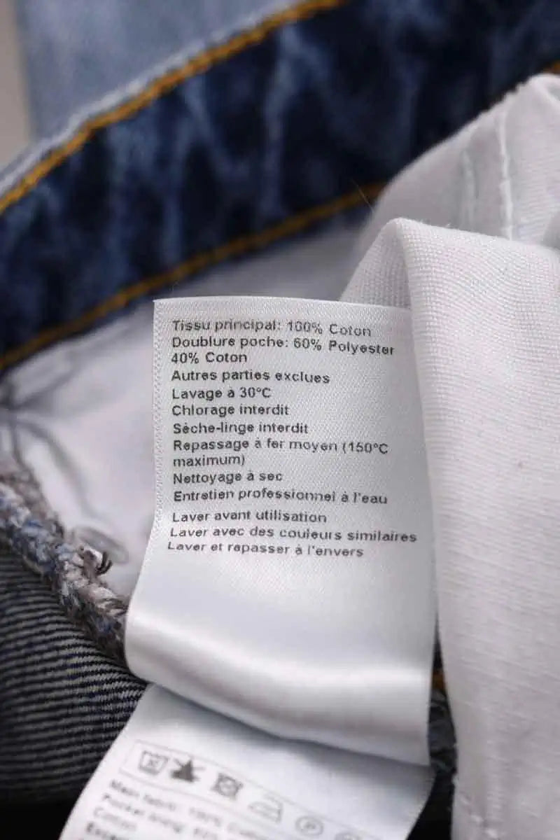 Jean droit Ba&Sh Bleu en Coton