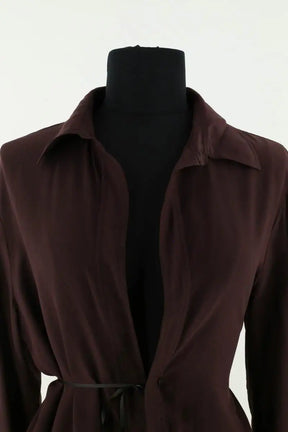 Chemise Gucci Marron en Soie