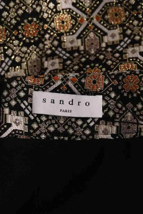 Short Sandro Doré en Viscose