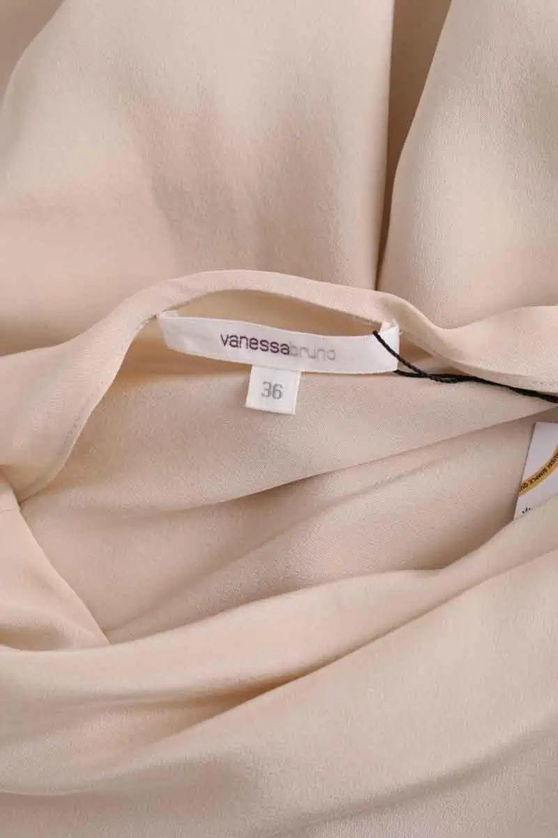 Blouse Vanessa Bruno Beige en Soie