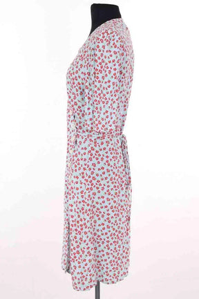 Robe Rouje Bleu en Viscose