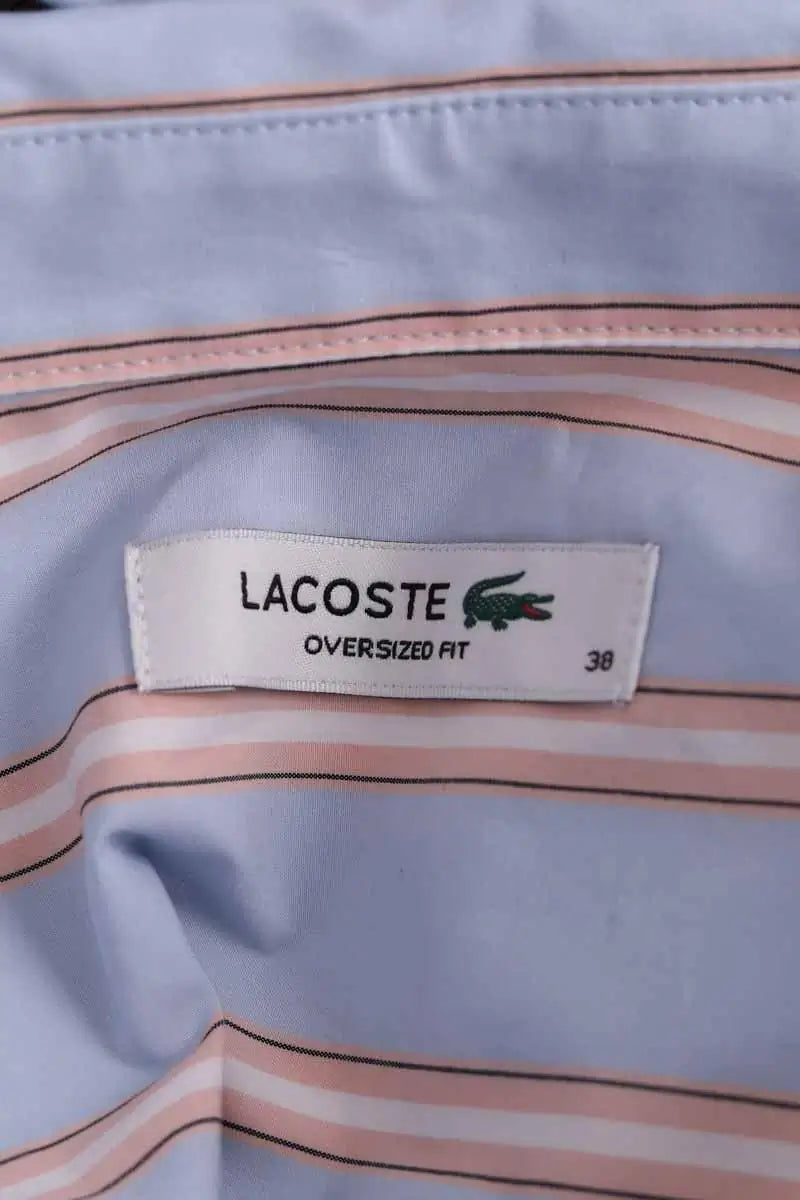 Chemise Lacoste Bleu en Coton