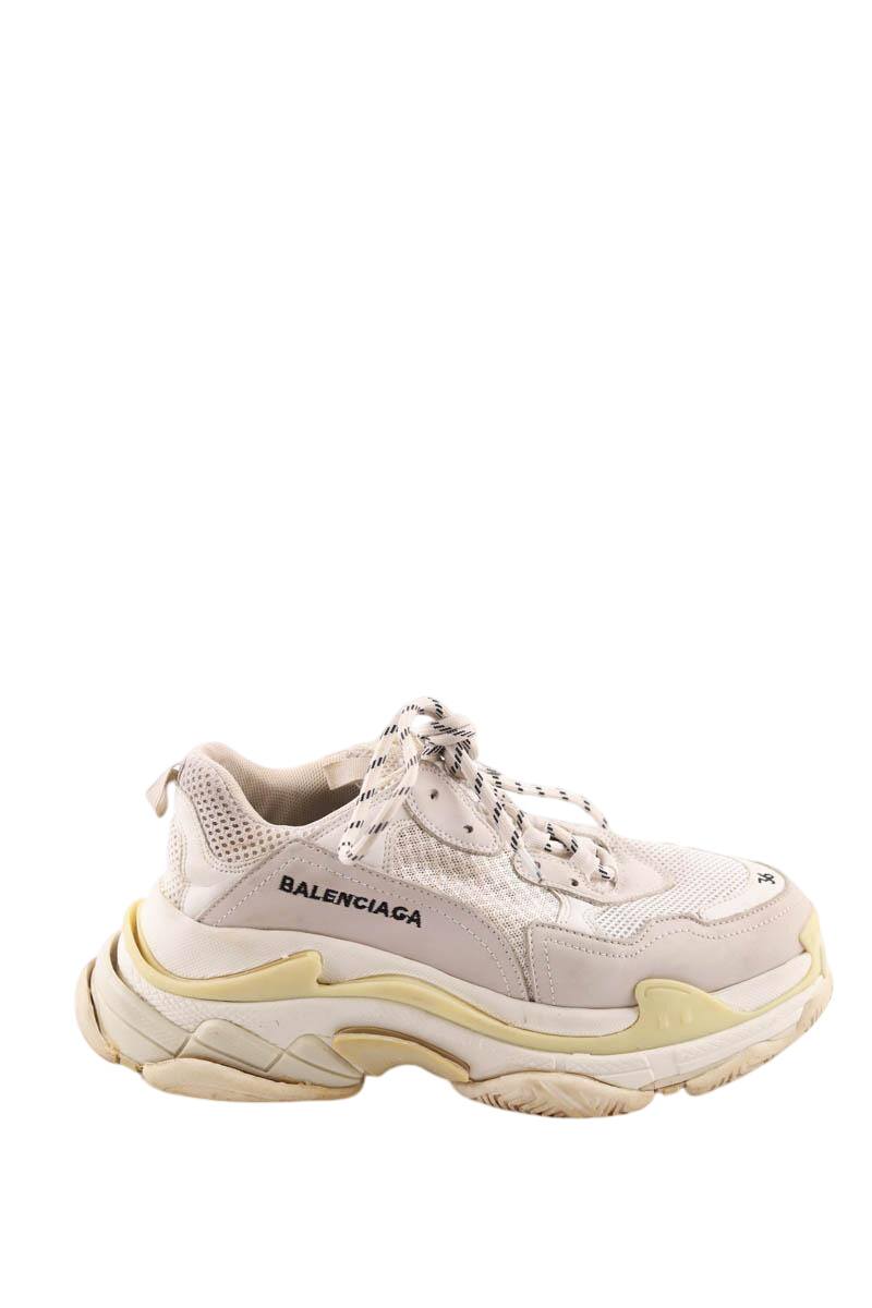 Baskets Balenciaga Triple S Blanc
