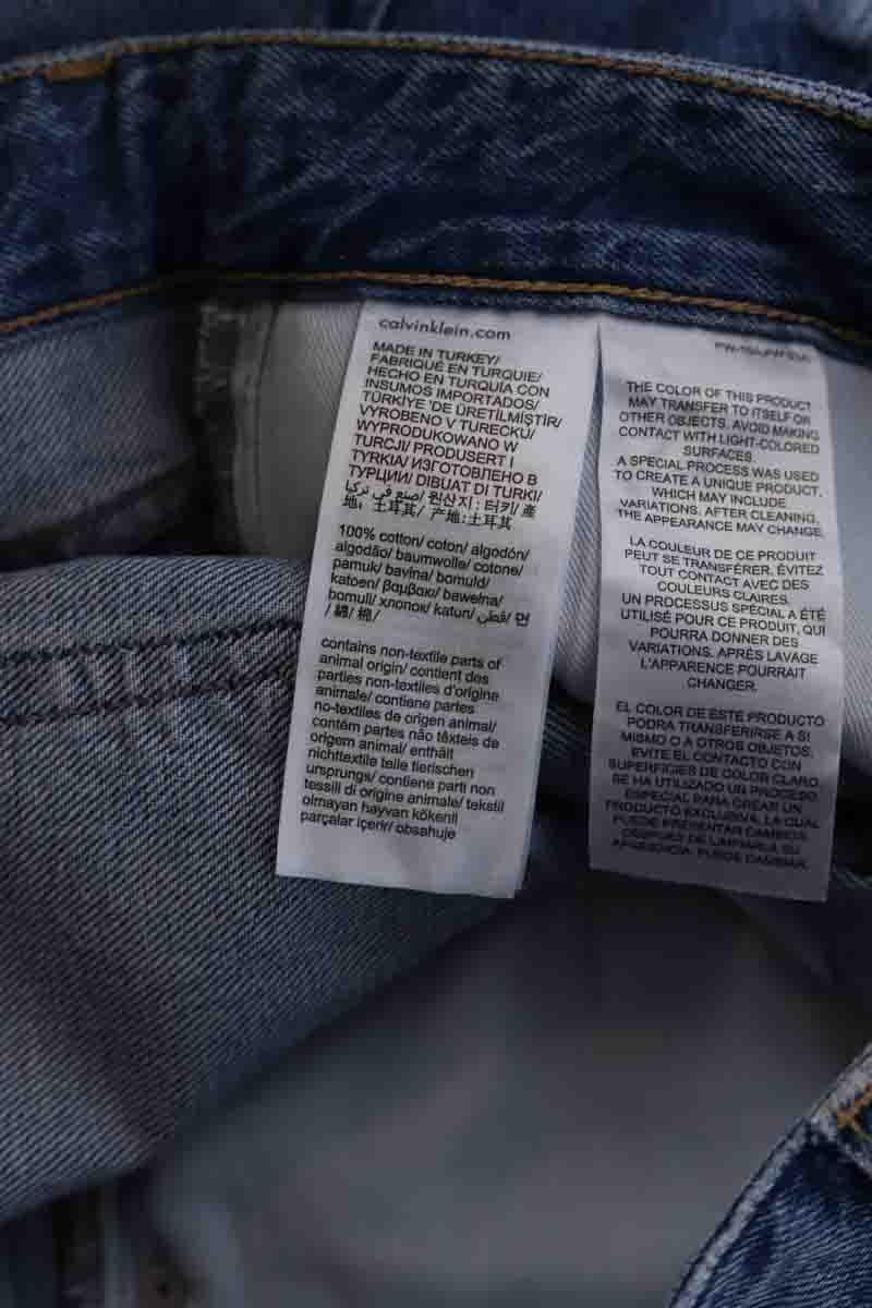 Droit Calvin Klein  Bleu