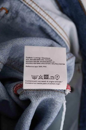 Jean droit Calvin Klein Bleu en Coton