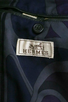Veste Hermès Noir en Cuir