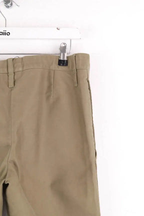 Pantalon droit Celine Kaki en Coton