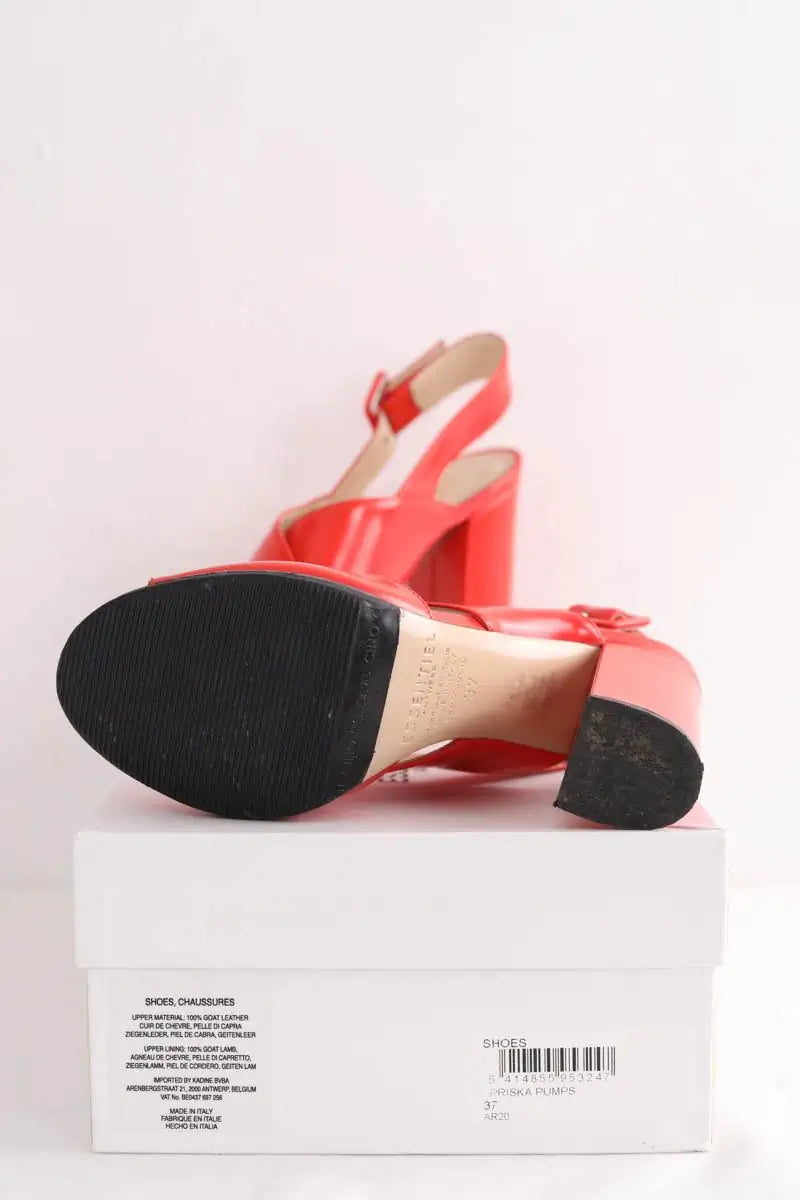 Talons Essentiel Antwerp Orange en Cuir