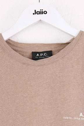T-shirt APC Beige en Coton