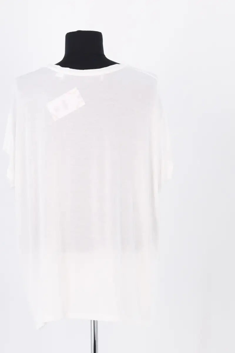 T-shirt Margaux Lonnberg Blanc en Viscose
