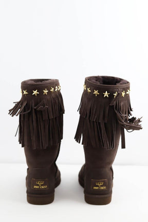 Boots Jimmy Choo x Ugg  Marron