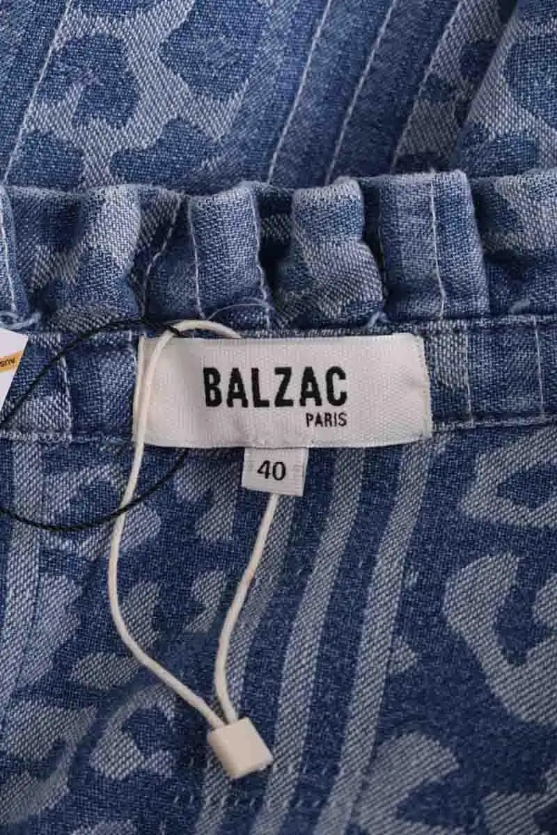 Veste Balzac Bleu en Coton