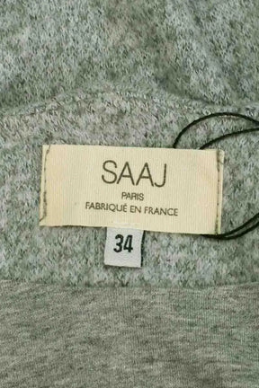 Cardigan Saaj Gris en Synthétique
